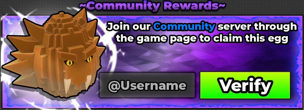 Break and Steal an Egg community reward verification panel